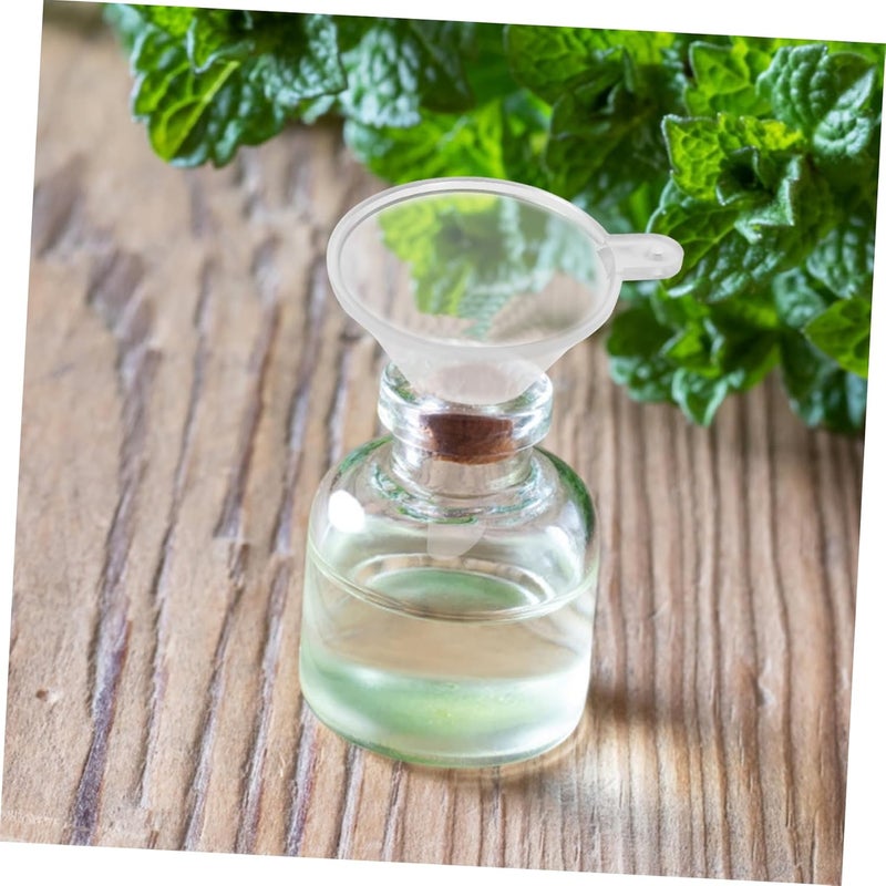 Happyyami 100 Pcs Sturdy Plastic Filling Funnels for Perfume Essential Oil Hanging - Image 4